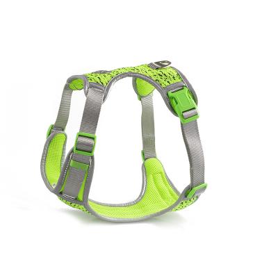 China New Arrival Padded High Quality Nylon Foam Comfortable And Breathable Fashion Reflective Dog Harness for sale