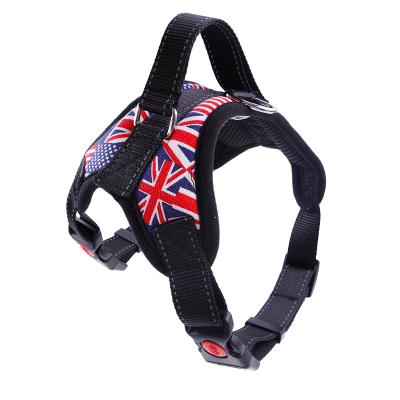 China Padded Ready To Board Dog Harness With Medium Large Handle Dog Training Harness for sale