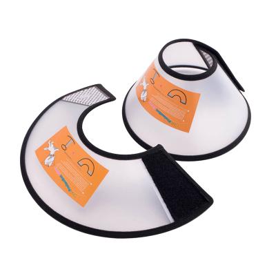 China Hot Sale Dog Cat Classic Cone Collar Different Size Viable Pet After Surgery Recovery Collar for sale