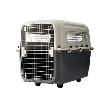 China Multi Dog Cat Approved Airline Breathable Travel Carrier Dog Crate Airline Pet Cage for sale