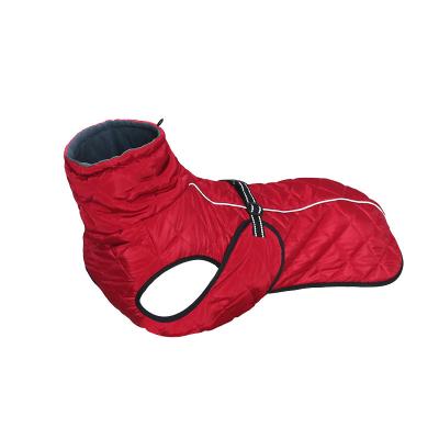 China New Sustainable Release Coat Waterproof Jacket For Large Dog Warm Dog Clothes With Reflective Strap for sale