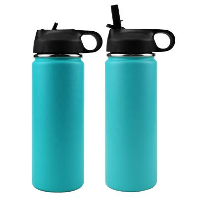 China PORTABLE Ready to Ship 14oz/18oz/22oz/32oz/40oz/64oz Vacuum Bottle Stainless Steel Water Bottle Vacuum Insulated Bottles with Option Lids for sale