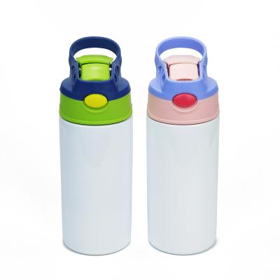 China DIY 350ML Sublimation Blank Kids Stainless Steel Vacuum Flask PORTABLE Vacuum Insulated Stainless Steel Water Bottle For Kids for sale