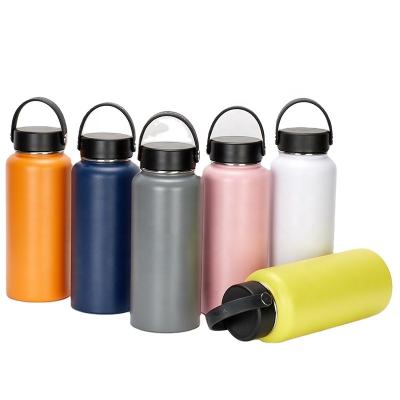 China Hot Sale 32oz Sports Water Bottle PORTABLE Option Capacity Vacuum Bottle Customized Stainless Steel With Optional Lids for sale