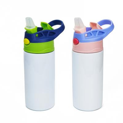 China Hot Sale Sublimation Blank 350ml Kids Stainless Steel Vacuum Flask PORTABLE Stainless Steel Vacuum Insulated Water Bottle For Kids for sale