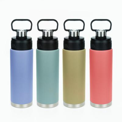 China PORTABLE New Arrive Durable EVA Mat Pad Wall Protection Stainless Steel 7500ml Double Water Bottle With Handle Outside Sport for sale