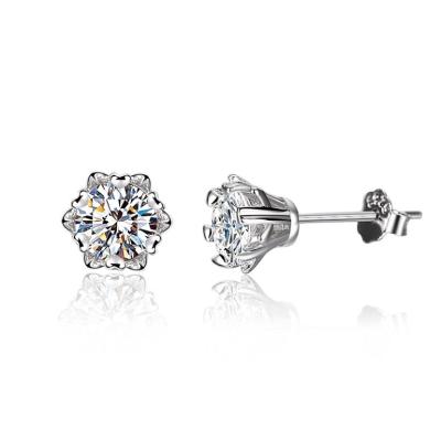 China Other New Product Hot Sale Fashion Customized Silver Plated Studs Earrings For Ladies for sale