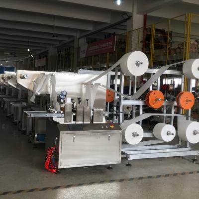 China Making Face Mask Factory Disposable Face Mask Making Machine KN95 Semi-automatic One In Two Machine en venta