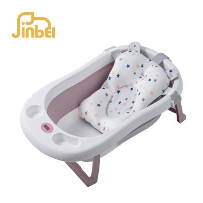 China 0-3 Years Portable Free Standing Collapsible Baby Tub With Bathtub Pillow for sale