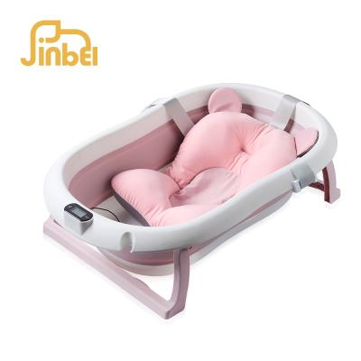 China 0-3 2021s Portable Economical Folding Bathtub Baby Tub Plastic Bathtub for sale