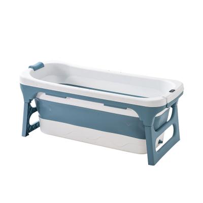 China Portable 1.2m Plastic Bathtub Bathtub Children Stored Foldable Adult Bathtub for sale