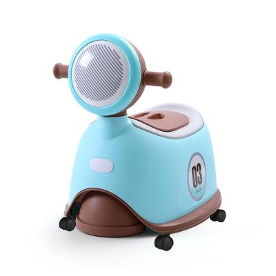 China Portable PP+TPE Music Car Potty Training Seat Travel Potty For Kids for sale