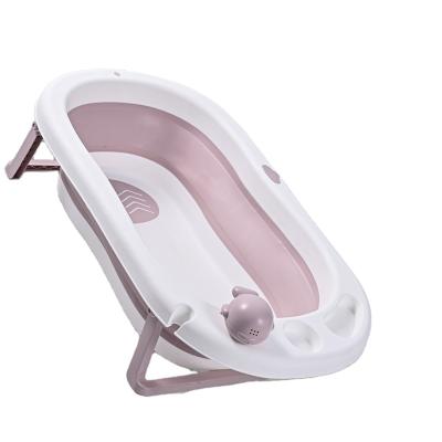 China 2020 Viable New Hot Selling Big Size High Quality Plastic Baby Foldable Bathtub for sale