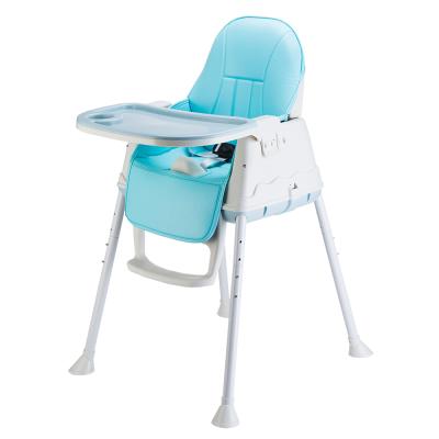 China Modern Portable Baby Portable Leather High Back Dining Chairs for sale