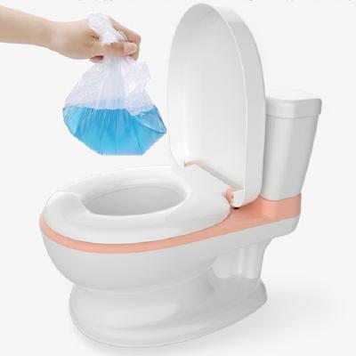 China Modern Plastic Simulated Baby Potty Training Toilet With Flush Sound for sale