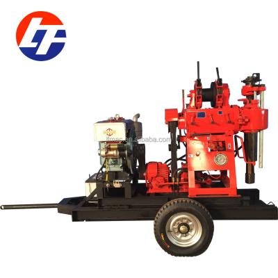 China Core and Drilling Water Well 150m 180m Trailer Mounted Farm Irrigation Water Well Drilling Rig from China Gold Supplier for sale