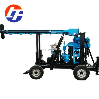 China Construction worksÂ   made in china trailer mounted portable rock core drilling rig mining 200m for sale