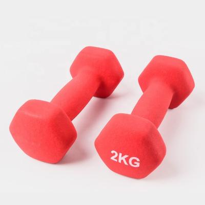 China Factory Wholesale Universal Gym And Men's Home Ladies Eco-Friendly Rubber Hex Dumbbells for sale