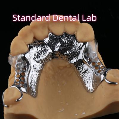 China Laserdruck Kobalt-Chrom-Teilprothese mit klaren Klammern zu verkaufen