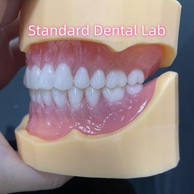 Cina Protesi dentale durevole denti ad arco intero denti acrilici denti parzialmente rimovibili in vendita