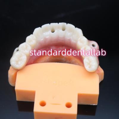 China Puente de implantes dentales de zirconia de color dental biocompatible en venta