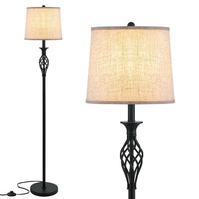 China Vintage Modern Style Iron Low Floor Lamp For Living Room for sale