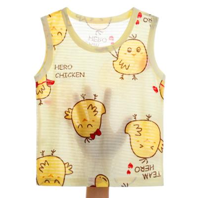 China Hidden Button Baby Vest Summer One Piece 100% Cotton Pajamas Lightly For Kids for sale