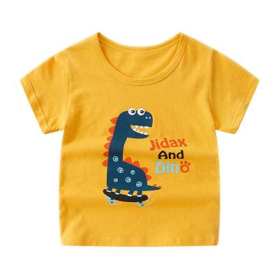 China Korean version new children's pure cotton short-sleeved T-shirt for boys and girls summer for sale