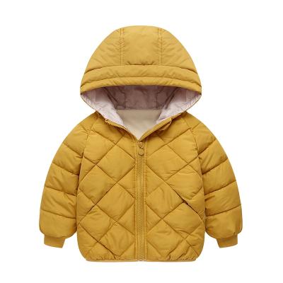 China Autumn And Winter New Fashion Hooded Parka Boys Clothes Unisex Baby Clothes Children's Cotton Windproof Down Jacket for sale