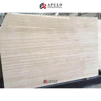 China Modern Custom Classico Marble Italian Begonia Travertine Slab Travertine Marble Price Reduction White Roman Vein for sale