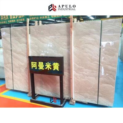 China Large slabs amasya modern direct beige marble oman omani stone amasa factory Oman beige marble tile for bathroom for sale