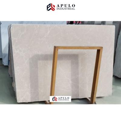 China Modern low price high burdur turkish marble tiles cream polished beige marble slab and turkish mermer stone tile for sale