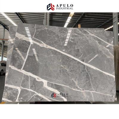 China Fior di bosco modern direct breccia factory gray marble slab for sale