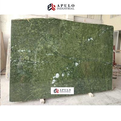 China Modern factory direct verde ming light green marble usak slab green marble floor tile for sale