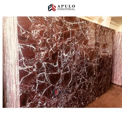 China Modern Italian Exclusive Purple Levanto Levanto Modern Italian Exclusive Purple Levanto Antico Turkey Vein Levanto Turkish Red Engineered Purple Marble Flooring for sale