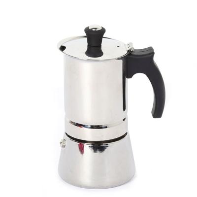 China Hotel Stainless Steel 304/430 Coffee Maker Stovetop Espresso Maker Moka Pot Coffee Pot Percolators for sale