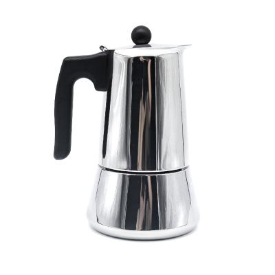 China Wholesale Custom Hotel Stainless Steel Stovetop Espresso Mocha Pot Coffee Maker for sale