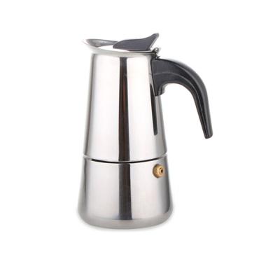 China Food Safe 2/4/6/10 Cup Stainless Steel Coffee Vendor Machine Traditional Espresso Coffee Maker for sale