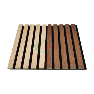 China Highly Efficient Sound Absorption Woodupp Wall Panel Wooden Headboard Panels Aku Panel Soundproof For Recording Studio Booth fibro for sale