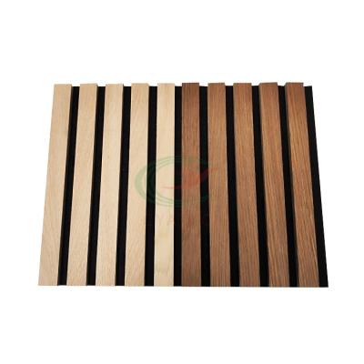 China Hall Soundproofing Fireproof Grooved Wooden acoustic wall panels sound absorption conference Akupanel highly efficient custom wood acoustic panelsFactory for sale