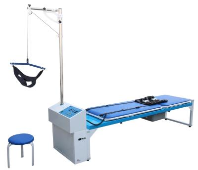 China Gear Electric Traction System And Adjustable Lumbar Cervical Rehabilitation Equipment for sale