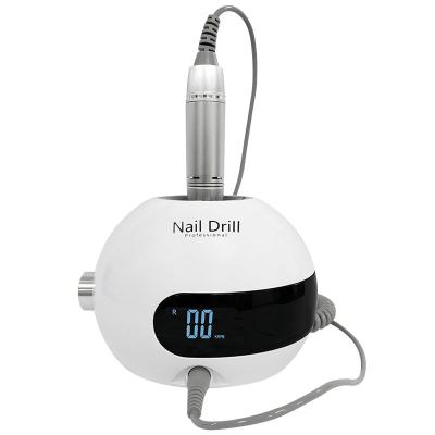 China Nail salon 30000 rpm plastic professional electric manicure nail polisher machine for sale