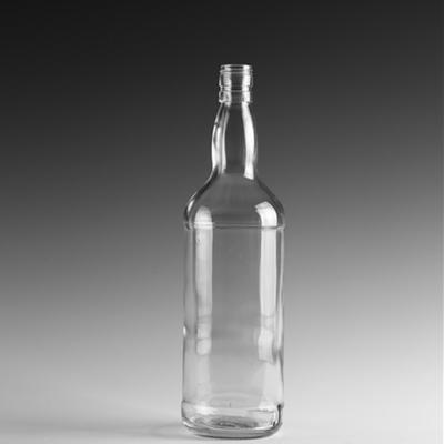 China 700 Ml Eco - Friendly Clear Brandy / Whiskey Glass Bottle for sale