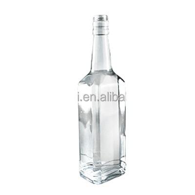 China Liquor 700ml Clear Vodka Liquor Glass Bottle With Guala Lid for sale