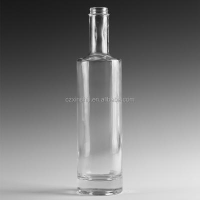 China Vodka Spirit Liquor Vodka Glass Bottle With Label / Spirit Glass Bottle for sale