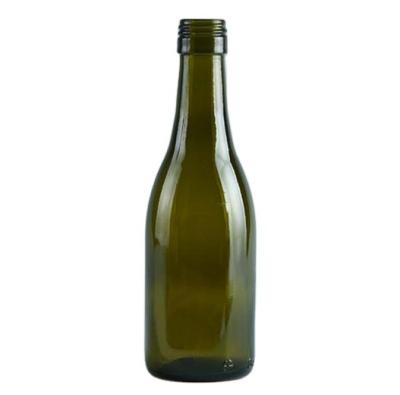 China Wine juice or 187ml beverage champagne glass wine bottle in hot sale for sale