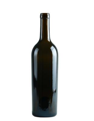 China Wine Juice Or Beverage 750ml Tapered Glass Wine Bottle for sale