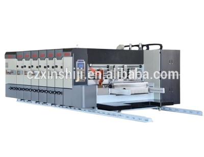 China Full-auto Corrugated Cardboard Box Printing Slotting Die Cutting Machine / High Speed ​​Cardboard Printing for sale