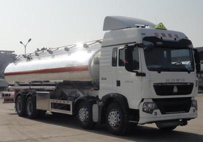 China Sinotruk howo 8*4 25000 liters diesel oil Tank Truck Trailer / oil delivery truck for sale