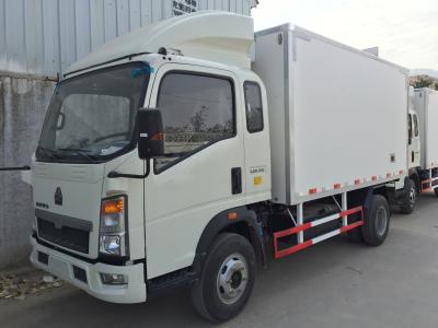 China FRP Refrigerator Box Truck 5 To 13 CBM For Fresh Fish Transportation for sale